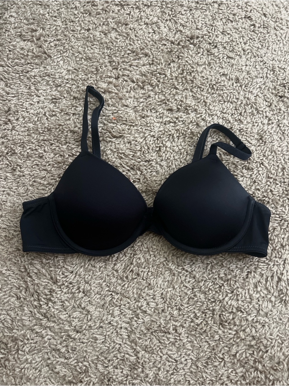 Auden Smooth Molded Black T-Shirt Bra
